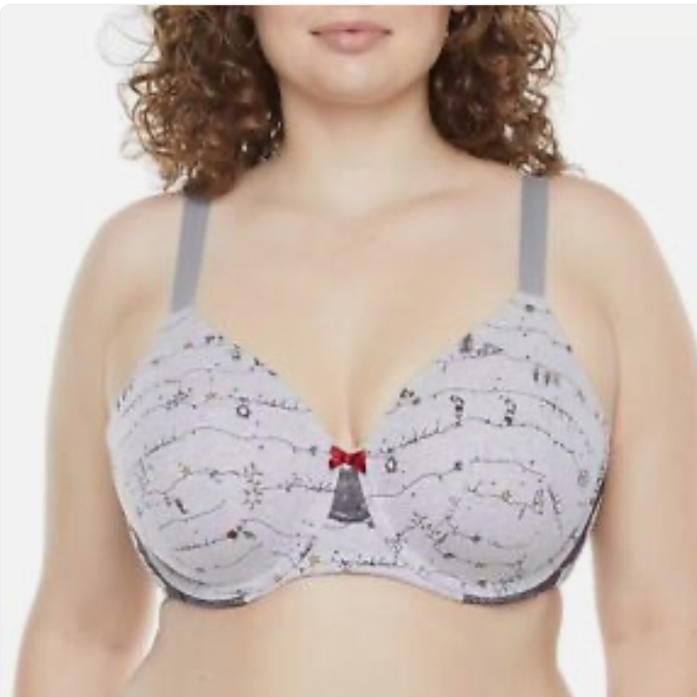Ambrielle Winter Wonderland Bra Woman's~44DD